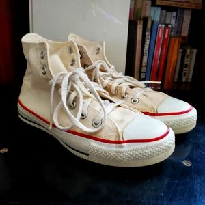 SOLD Made in USA White Red Vintage Converse Men Women